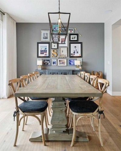 105 Masters Cape Se, Calgary, AB - Indoor Photo Showing Dining Room