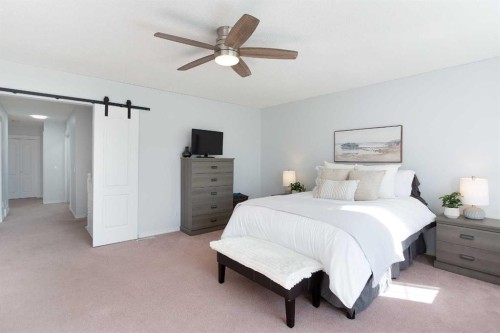 8 Thorndale Close Se, Airdrie, AB - Indoor Photo Showing Bedroom