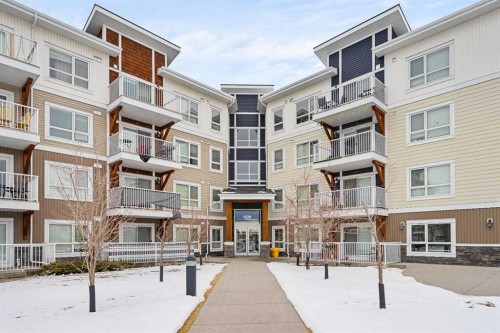 2408-302 Skyview Ranch Drive Ne, Calgary, AB - Outdoor With Balcony With Facade