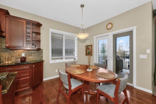 2735 Evercreek Bluffs Way Sw, Calgary, AB - Indoor Photo Showing Dining Room