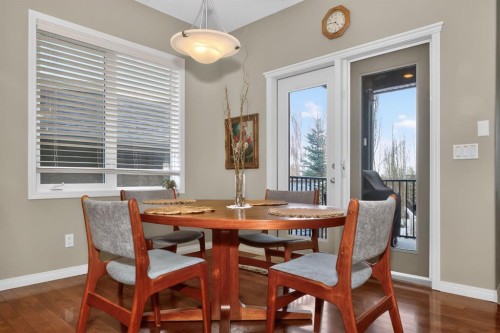 2735 Evercreek Bluffs Way Sw, Calgary, AB - Indoor Photo Showing Dining Room