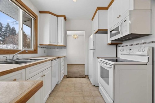 58 Westwood Drive Sw, Calgary, AB - Indoor Photo Showing Kitchen With Double Sink