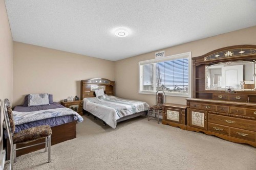 166 Evansmeade Circle North, Calgary, AB - Indoor Photo Showing Bedroom