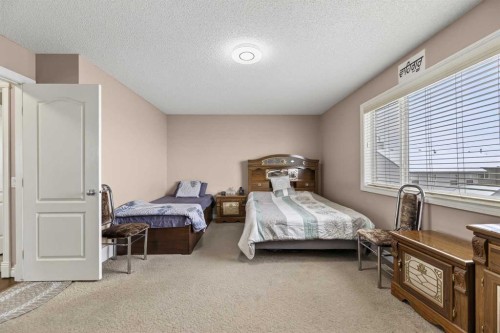 166 Evansmeade Circle North, Calgary, AB - Indoor Photo Showing Bedroom