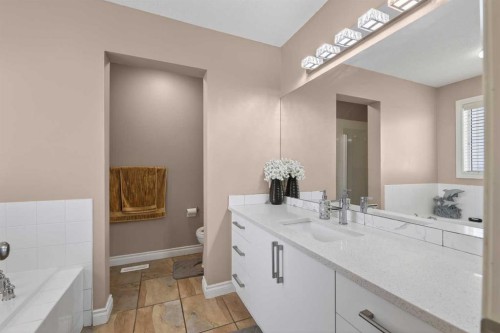 166 Evansmeade Circle North, Calgary, AB - Indoor Photo Showing Bathroom