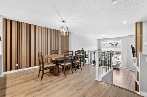 287 Masters Row Se, Calgary, AB - Indoor Photo Showing Dining Room