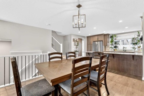 287 Masters Row Se, Calgary, AB - Indoor Photo Showing Dining Room