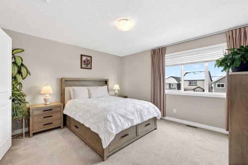 287 Masters Row Se, Calgary, AB - Indoor Photo Showing Bedroom