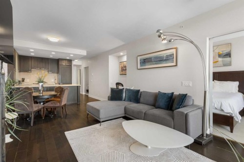 1322-222 Riverfront Avenue Sw, Calgary, AB - Indoor Photo Showing Living Room