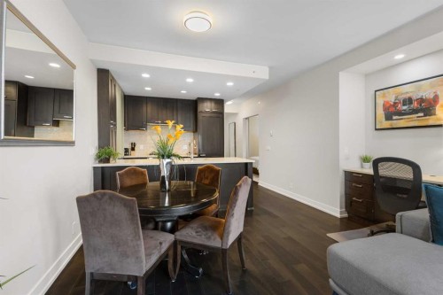 1322-222 Riverfront Avenue Sw, Calgary, AB - Indoor Photo Showing Dining Room