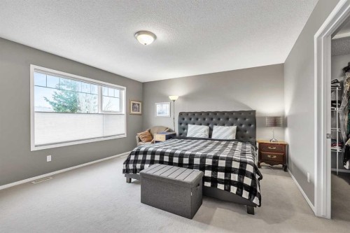 86 Evergreen Common Sw, Calgary, AB - Indoor Photo Showing Bedroom