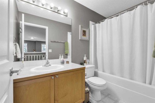 86 Evergreen Common Sw, Calgary, AB - Indoor Photo Showing Bathroom