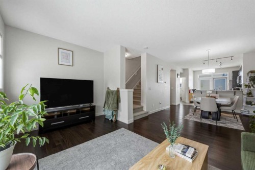 214 Nolanfield Villas Nw, Calgary, AB - Indoor Photo Showing Living Room