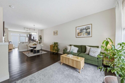 214 Nolanfield Villas Nw, Calgary, AB - Indoor Photo Showing Living Room
