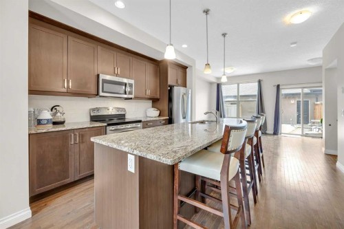 37 Sage Meadows Terrace Nw, Calgary, AB - Indoor Photo Showing Kitchen With Stainless Steel Kitchen With Upgraded Kitchen