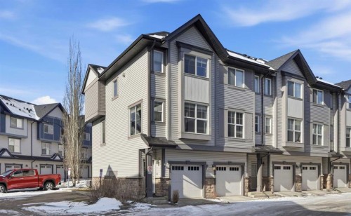 205 New Brighton Row Se, Calgary, AB - Outdoor With Facade