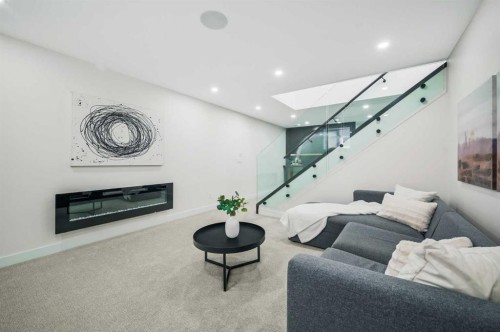 3224 24A Street Sw, Calgary, AB - Indoor With Fireplace