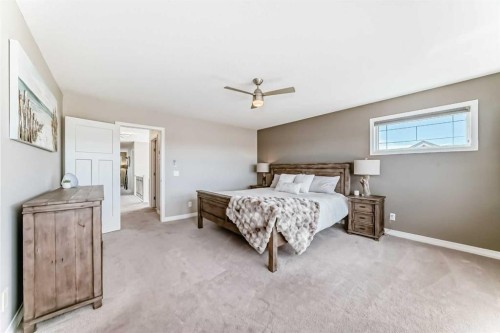 8 Masters Court Se, Calgary, AB - Indoor Photo Showing Bedroom