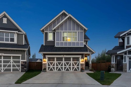 36 Sunrise Crescent, Cochrane, AB - Outdoor With Facade