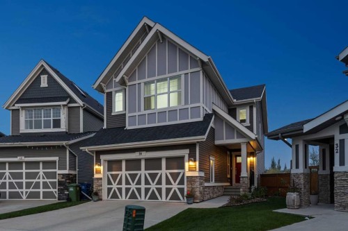 36 Sunrise Crescent, Cochrane, AB - Outdoor With Facade