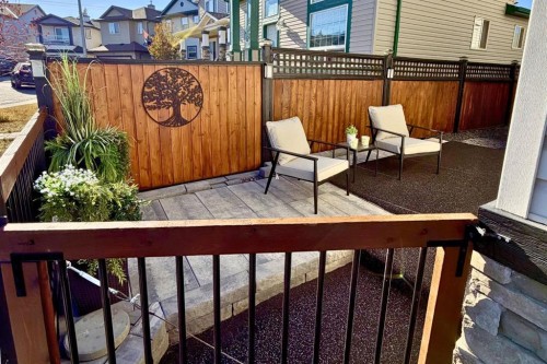 107 Cimarron Grove Circle, Okotoks, AB - Outdoor With Deck Patio Veranda