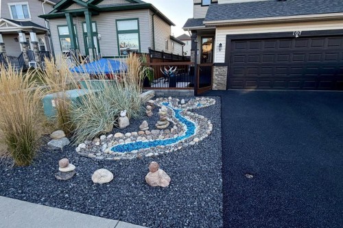 107 Cimarron Grove Circle, Okotoks, AB - Outdoor With Deck Patio Veranda