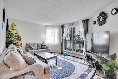 109-110 20 Avenue Ne, Calgary, AB - Indoor Photo Showing Living Room
