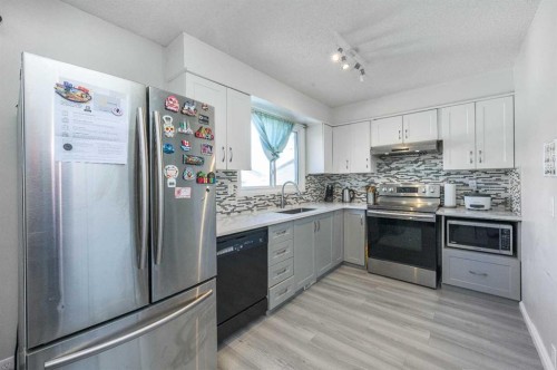 427 Rundlelawn Way Ne, Calgary, AB - Indoor Photo Showing Kitchen With Stainless Steel Kitchen With Upgraded Kitchen