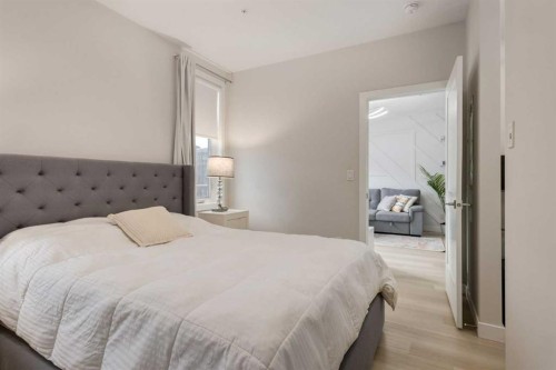 3205-200 Seton Circle Se, Calgary, AB - Indoor Photo Showing Bedroom