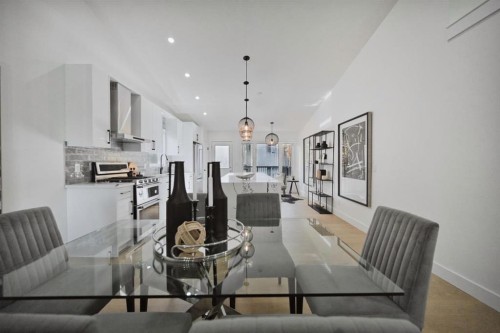 941 West Chestermere Drive, Chestermere, AB - Indoor Photo Showing Dining Room