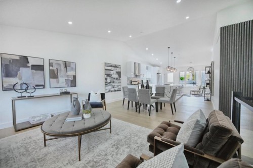 941 West Chestermere Drive, Chestermere, AB - Indoor Photo Showing Living Room