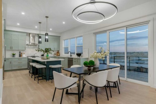 341 Limestone Bay, Balzac, AB - Indoor Photo Showing Dining Room