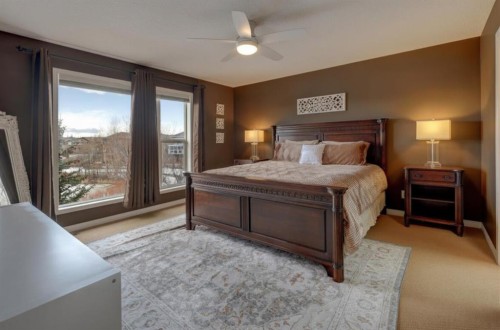 110 Royal Oak View Nw, Calgary, AB - Indoor Photo Showing Bedroom