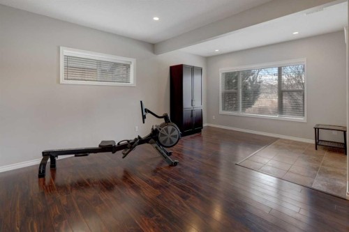110 Royal Oak View Nw, Calgary, AB - Indoor Photo Showing Gym Room