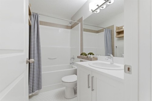 1208 Jumping Pound Common, Cochrane, AB - Indoor Photo Showing Bathroom