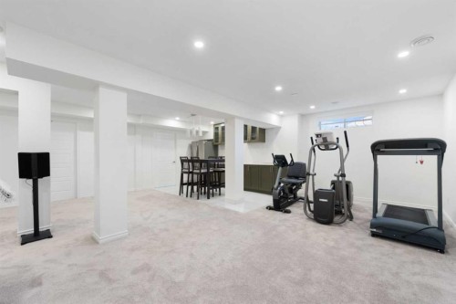 43 Edgebrook Cove Nw, Calgary, AB - Indoor Photo Showing Gym Room