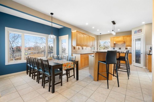 40 Arbour Estates Green Nw, Calgary, AB - Indoor Photo Showing Dining Room