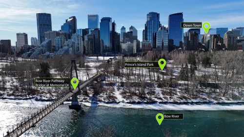 434 Memorial Drive Nw, Calgary, AB - Outdoor With Body Of Water With View