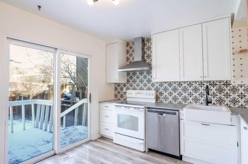 434 Memorial Drive Nw, Calgary, AB - Indoor Photo Showing Kitchen
