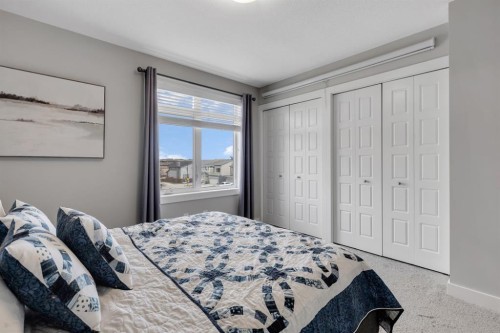 11 Sage Bluff Gate Nw, Calgary, AB - Indoor Photo Showing Bedroom