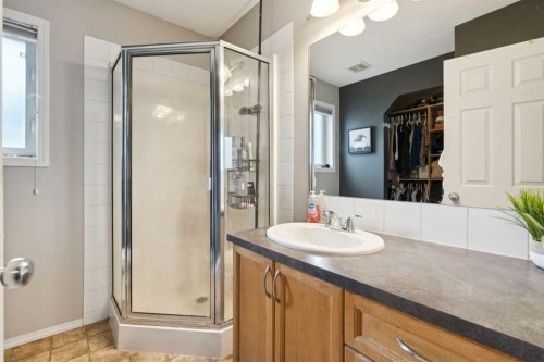 45 Copperfield Heath Se, Calgary, AB - Indoor Photo Showing Bathroom