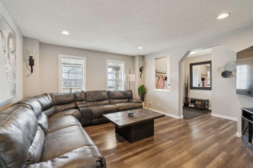 45 Copperfield Heath Se, Calgary, AB - Indoor Photo Showing Living Room