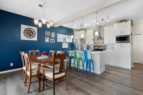217 Buckskin Way, Cochrane, AB - Indoor Photo Showing Dining Room