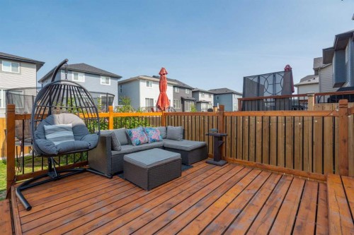 217 Buckskin Way, Cochrane, AB - Outdoor With Deck Patio Veranda With Exterior