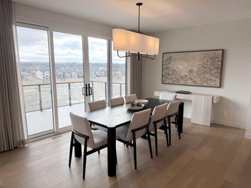 406 Crimson Ridge Place Nw, Calgary, AB - Indoor Photo Showing Dining Room