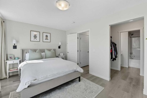 102-474 Seton Circle Se, Calgary, AB - Indoor Photo Showing Bedroom