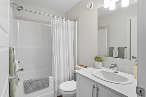 102-474 Seton Circle Se, Calgary, AB - Indoor Photo Showing Bathroom
