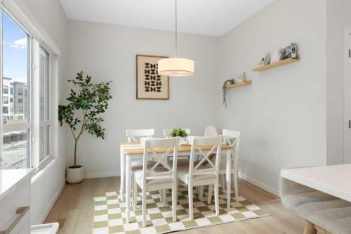 608-20295 Seton Way Se, Calgary, AB - Indoor Photo Showing Dining Room