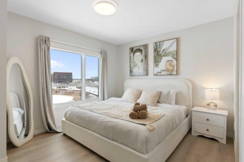 608-20295 Seton Way Se, Calgary, AB - Indoor Photo Showing Bedroom