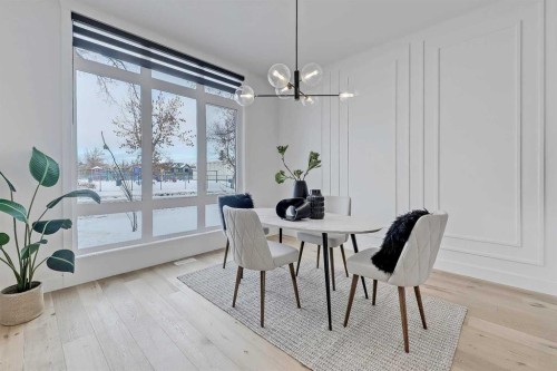 523 55 Avenue Sw, Calgary, AB - Indoor Photo Showing Dining Room